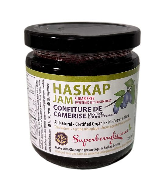 Haskap Jam - Sugar Free 250ml