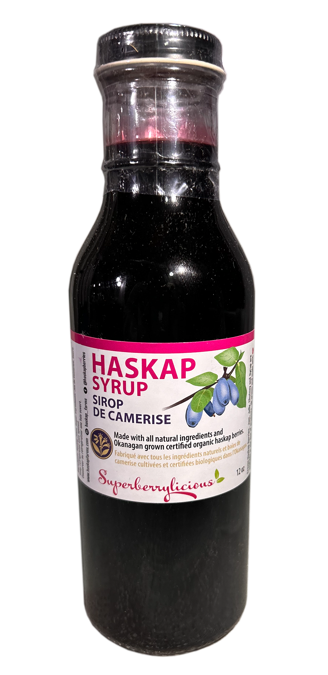 Haskap Farms - Haskap Syrup (12oz) Haskap Farms - Haskap Syrup (12oz)