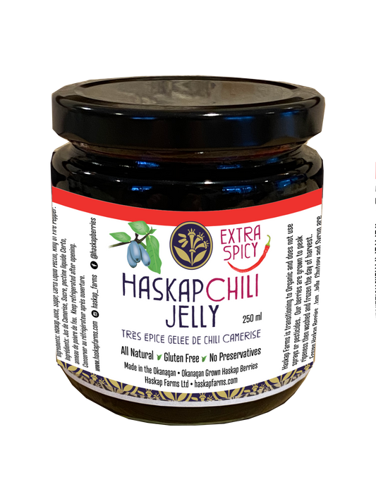 Haskap Berry Jelly with Chili Pepper Extra Spicy 250ml